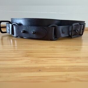 Martin & OSA Women’s Black Leather Belt